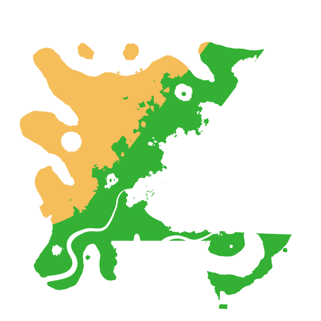 Biome Rust Map: Procedural Map, Size: 2800, Seed: 1517761509