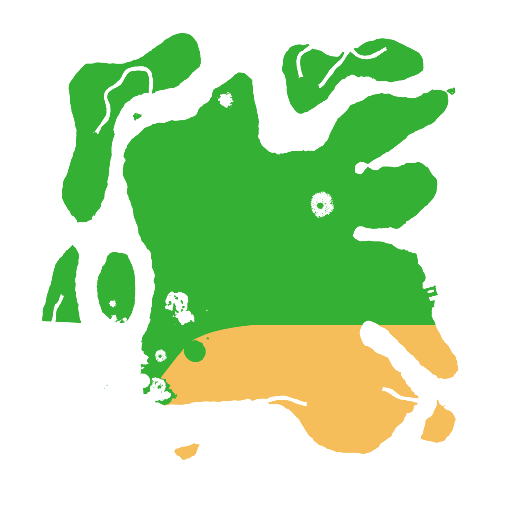 Biome Rust Map: Procedural Map, Size: 3200, Seed: 305