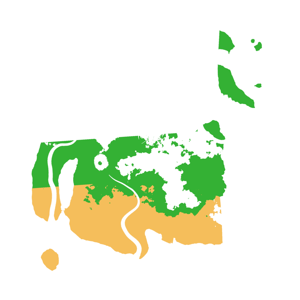 Biome Rust Map: Procedural Map, Size: 3000, Seed: 1808775394