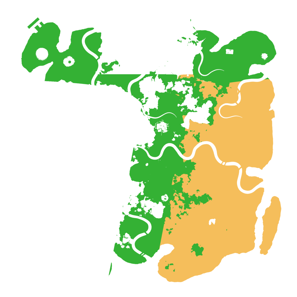 Biome Rust Map: Procedural Map, Size: 4250, Seed: 679208613