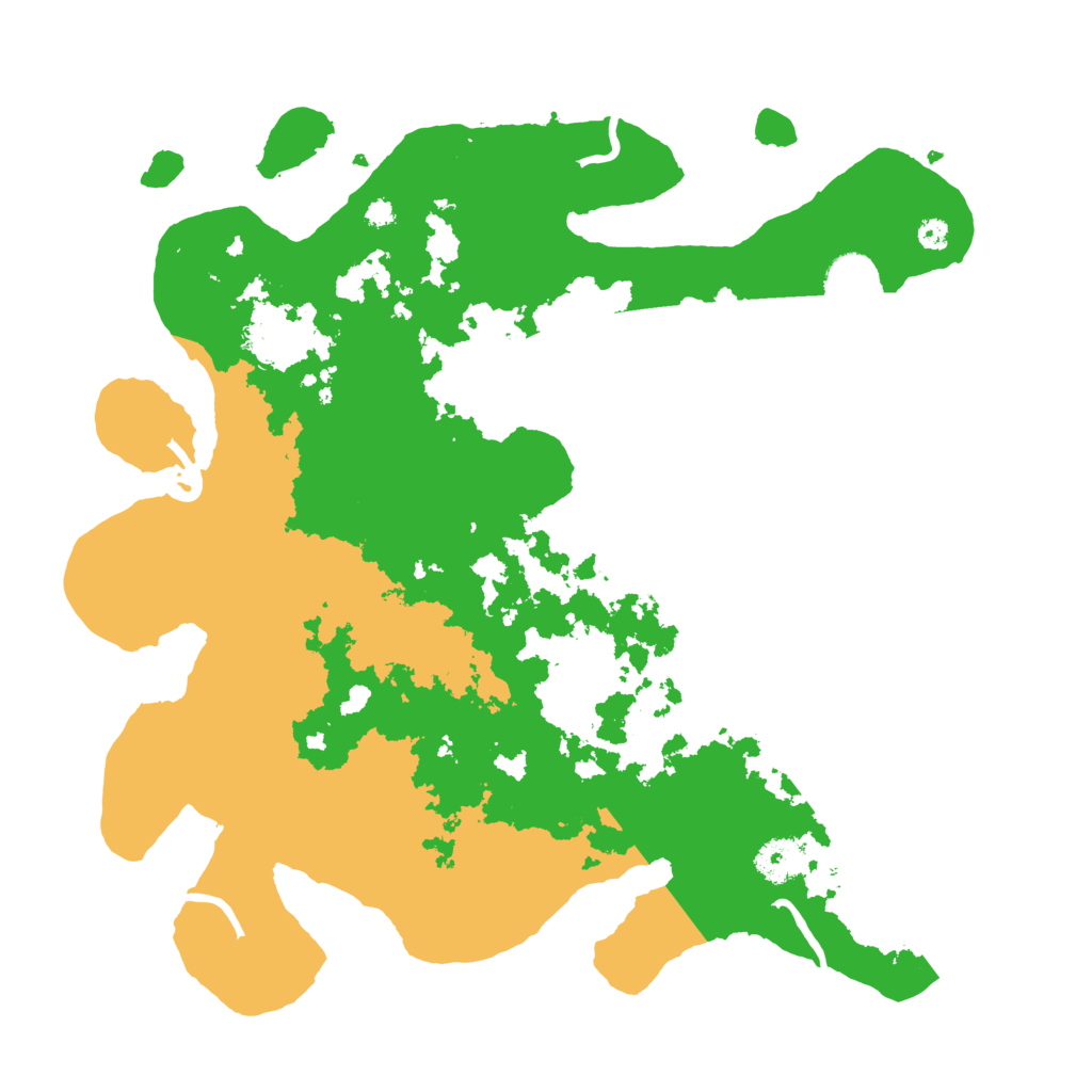 Biome Rust Map: Procedural Map, Size: 3600, Seed: 1111