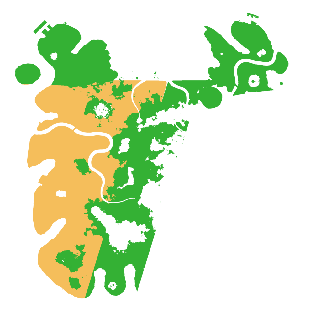 Biome Rust Map: Procedural Map, Size: 4000, Seed: 12383244