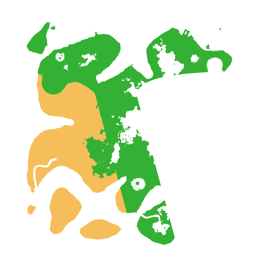 Biome Rust Map: Procedural Map, Size: 3000, Seed: 1772