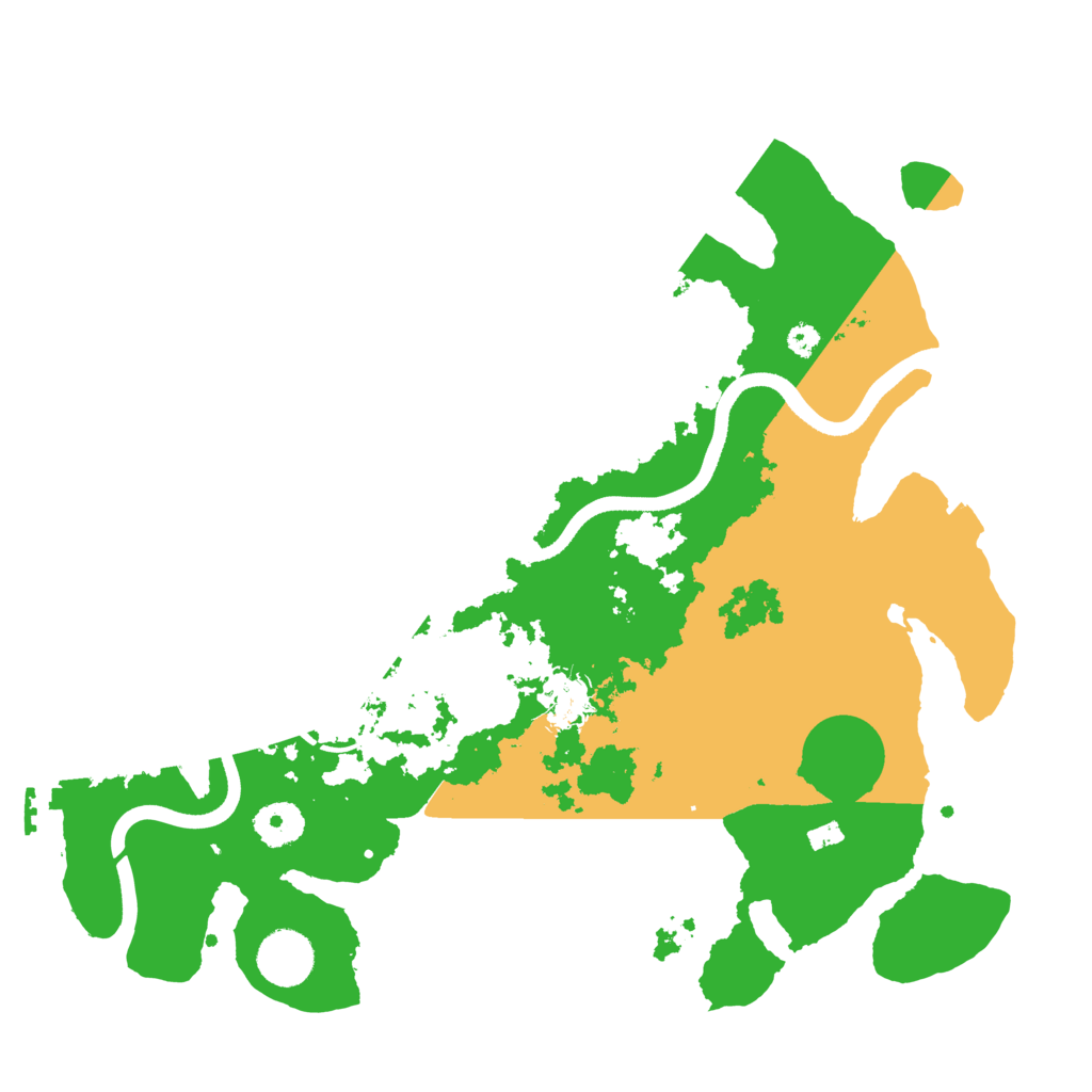 Biome Rust Map: Procedural Map, Size: 3500, Seed: 67380217