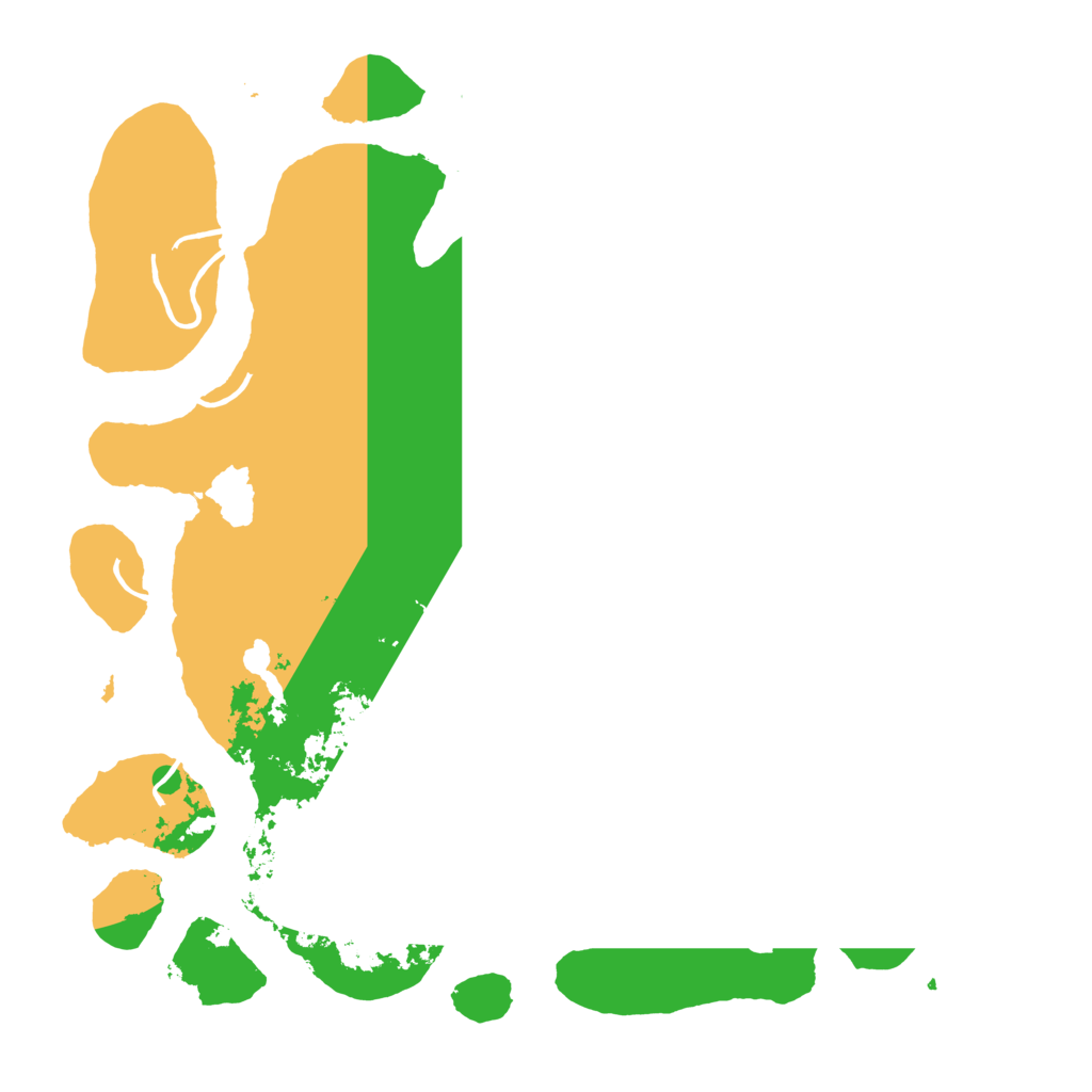 Biome Rust Map: Procedural Map, Size: 5000, Seed: 33423412