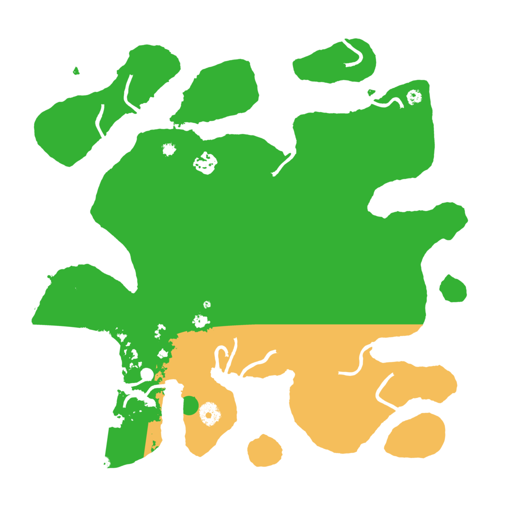 Biome Rust Map: Procedural Map, Size: 3500, Seed: 3241482