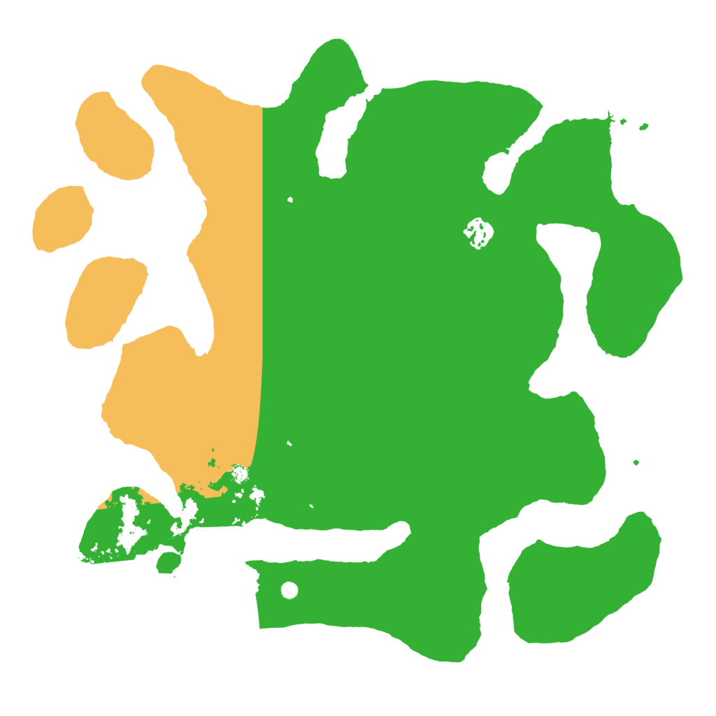 Biome Rust Map: Barren, Size: 3700, Seed: 1039005103