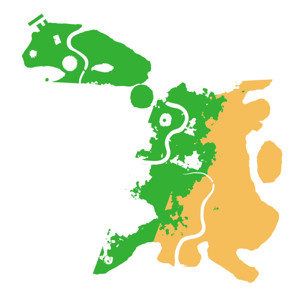 Biome Rust Map: Procedural Map, Size: 3600, Seed: 639108051