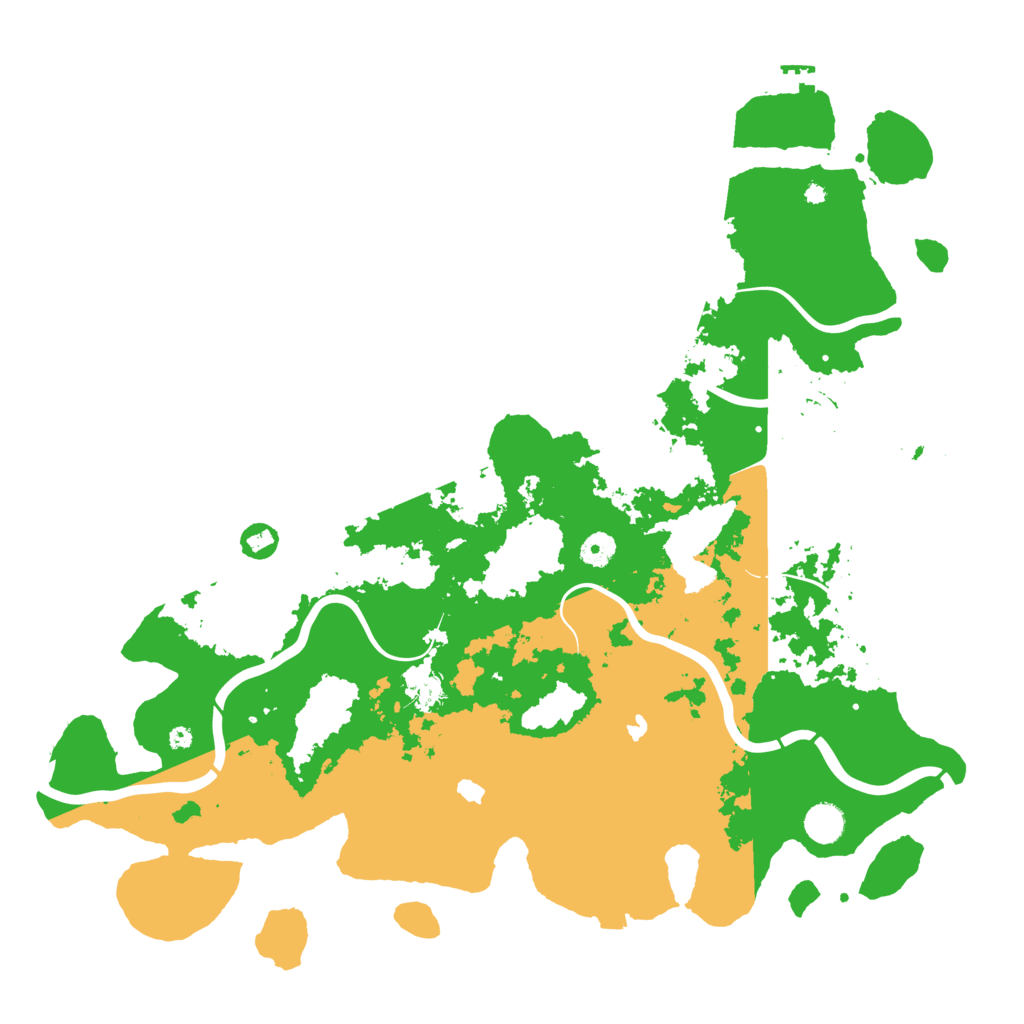 Biome Rust Map: Procedural Map, Size: 4500, Seed: 1689475