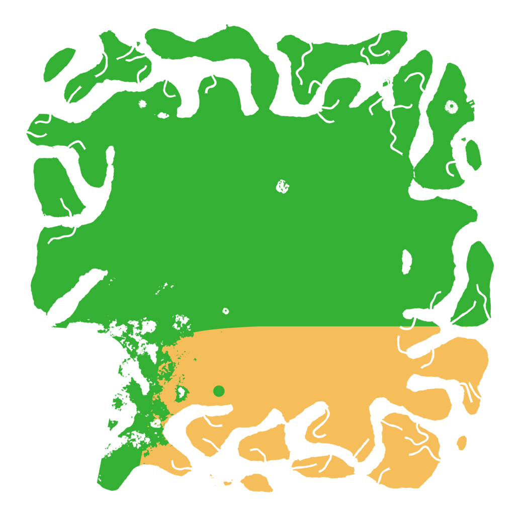 Biome Rust Map: Procedural Map, Size: 6000, Seed: 7281