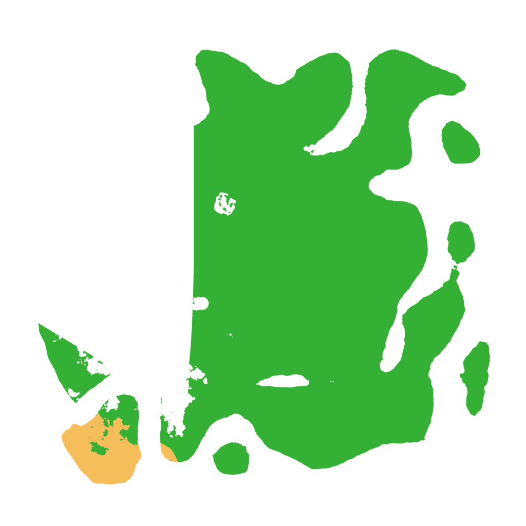 Biome Rust Map: Barren, Size: 3600, Seed: 616673