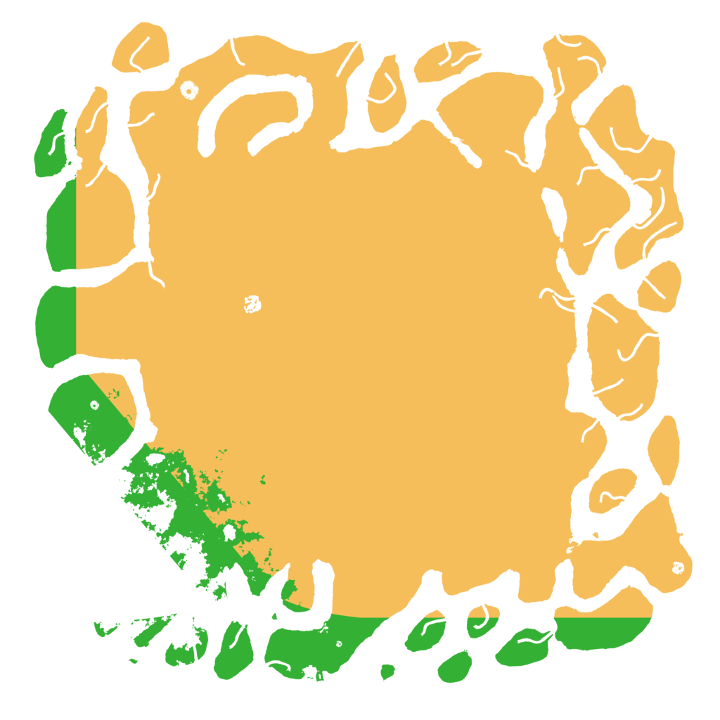 Biome Rust Map: Procedural Map, Size: 6000, Seed: 64467516