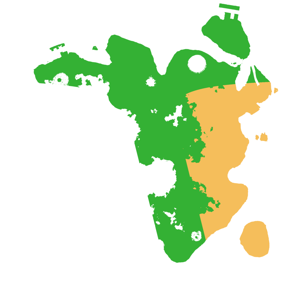 Biome Rust Map: Procedural Map, Size: 3000, Seed: 343161732