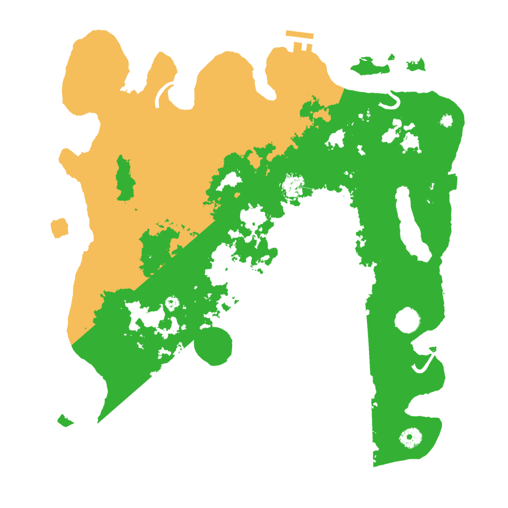Biome Rust Map: Procedural Map, Size: 3700, Seed: 961126678
