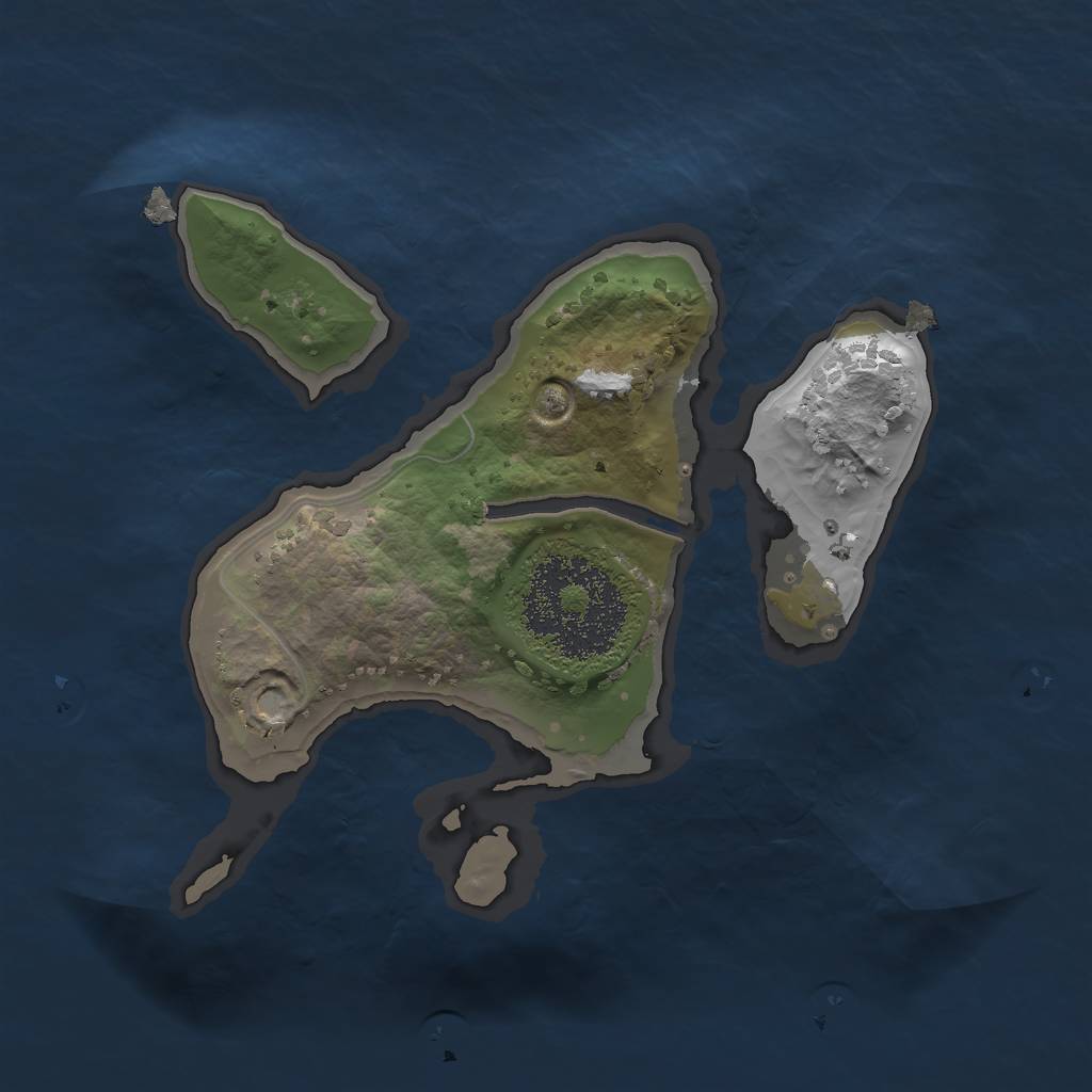 Rust Map: Procedural Map, Size: 1600, Seed: 62959724, 2 Monuments