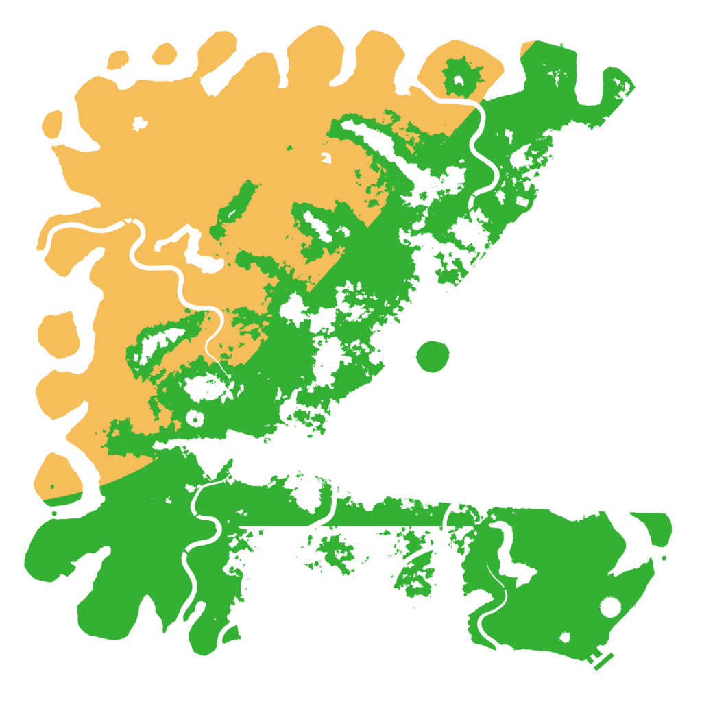 Biome Rust Map: Procedural Map, Size: 6000, Seed: 103502345