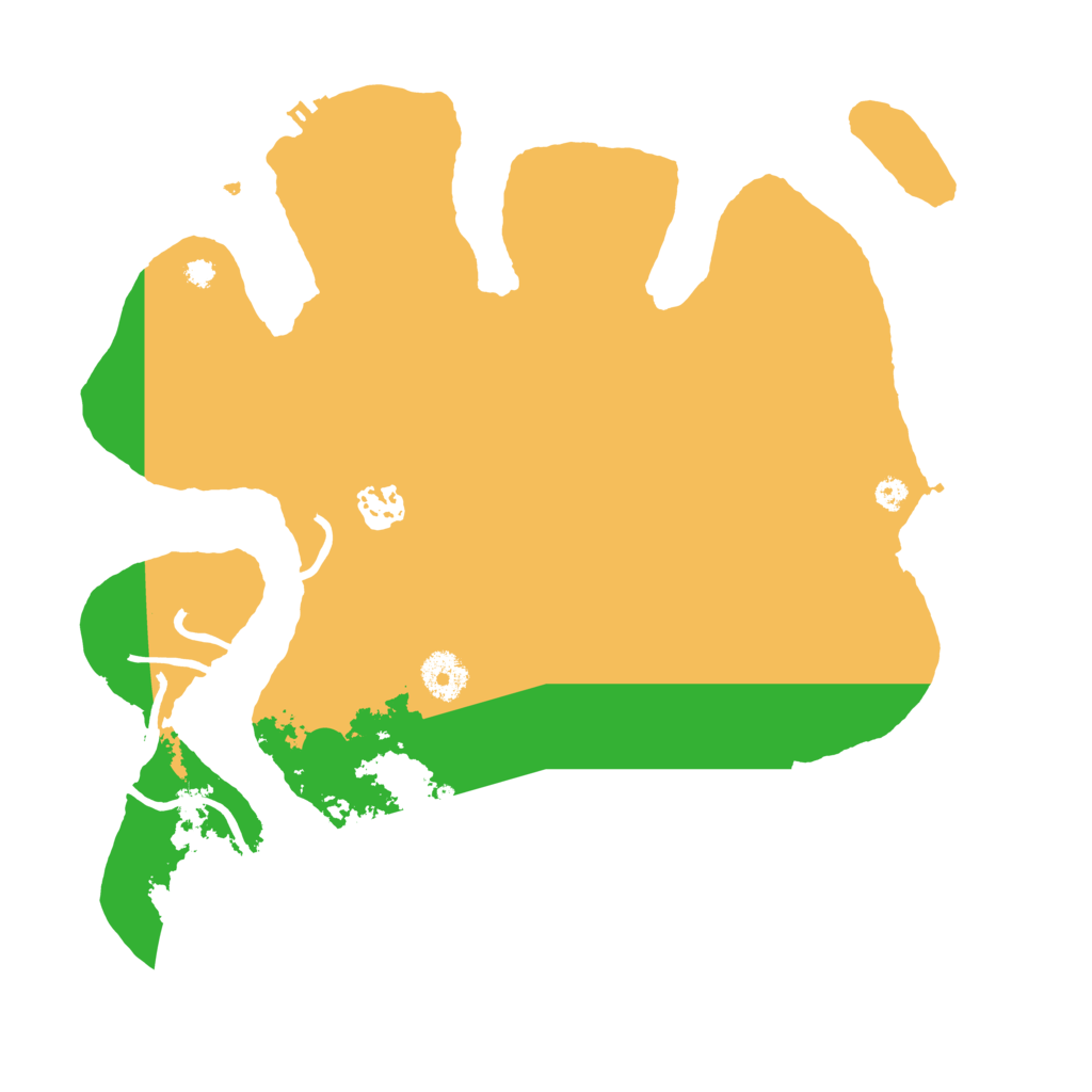 Biome Rust Map: Procedural Map, Size: 3500, Seed: 4613361