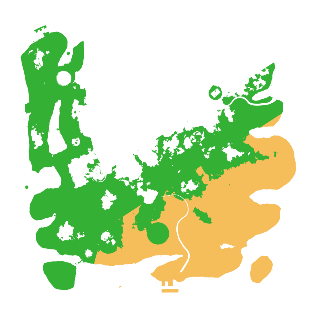 Biome Rust Map: Procedural Map, Size: 3750, Seed: 317071729