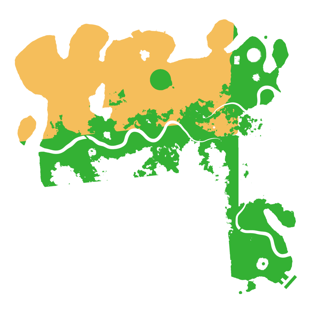 Biome Rust Map: Procedural Map, Size: 4000, Seed: 127420