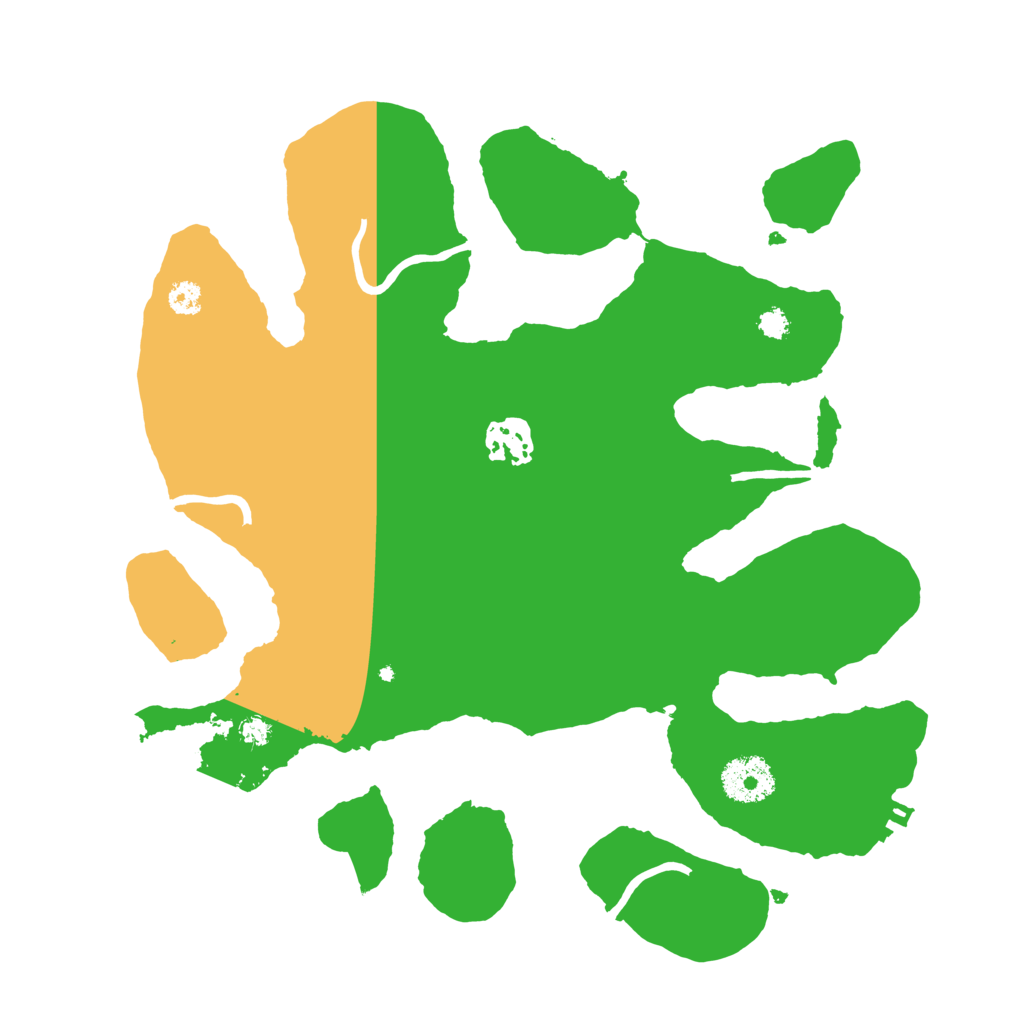 Biome Rust Map: Procedural Map, Size: 3100, Seed: 74247