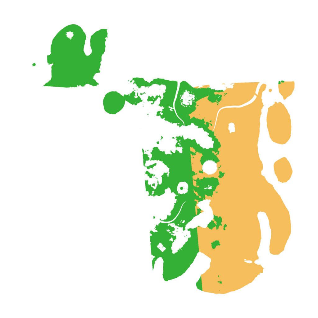Biome Rust Map: Procedural Map, Size: 4000, Seed: 689660
