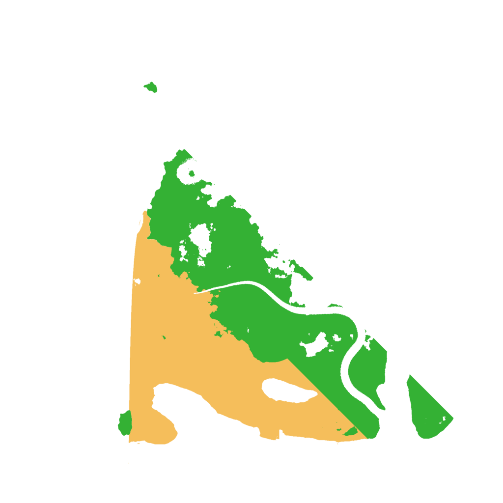 Biome Rust Map: Procedural Map, Size: 3000, Seed: 2421778