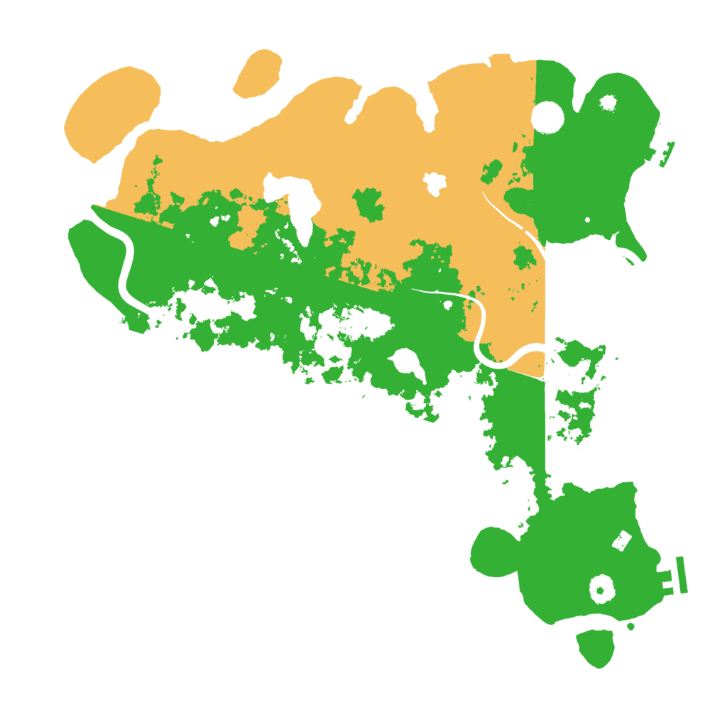 Biome Rust Map: Procedural Map, Size: 4000, Seed: 519803