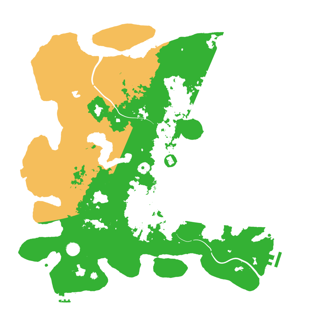 Biome Rust Map: Procedural Map, Size: 4000, Seed: 409630