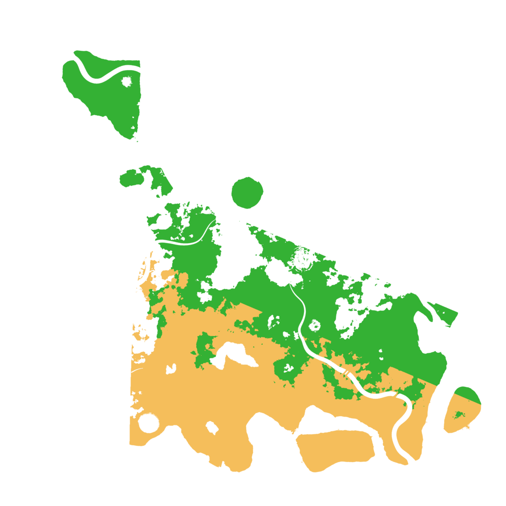 Biome Rust Map: Procedural Map, Size: 4500, Seed: 1365014509