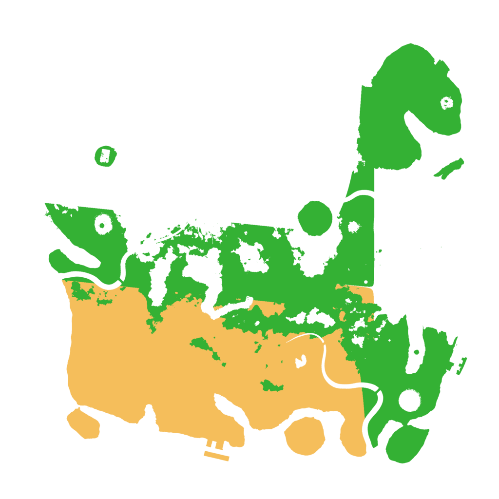 Biome Rust Map: Procedural Map, Size: 4000, Seed: 596510