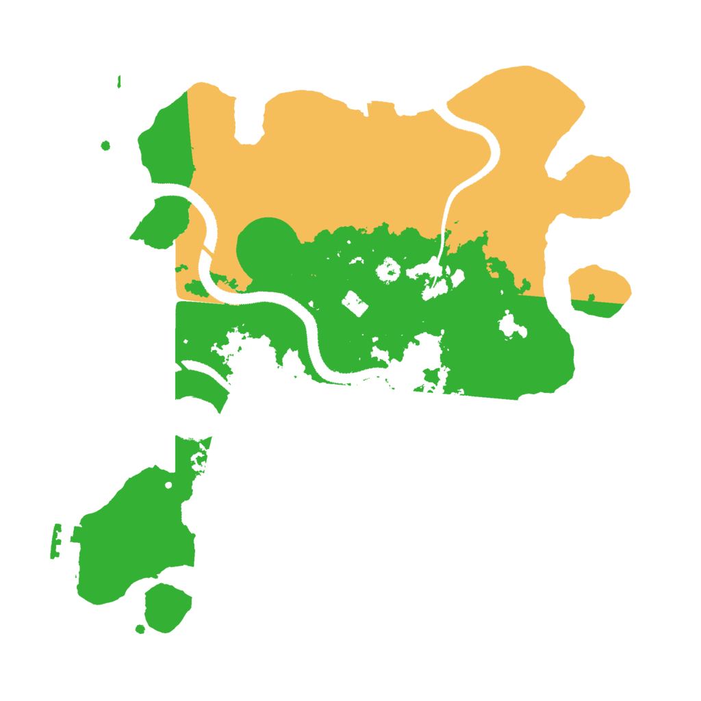 Biome Rust Map: Procedural Map, Size: 3000, Seed: 1176430278