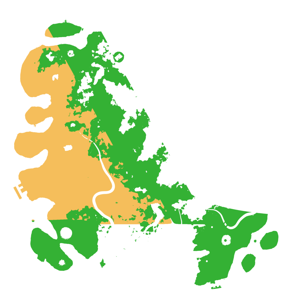 Biome Rust Map: Procedural Map, Size: 4500, Seed: 617321552