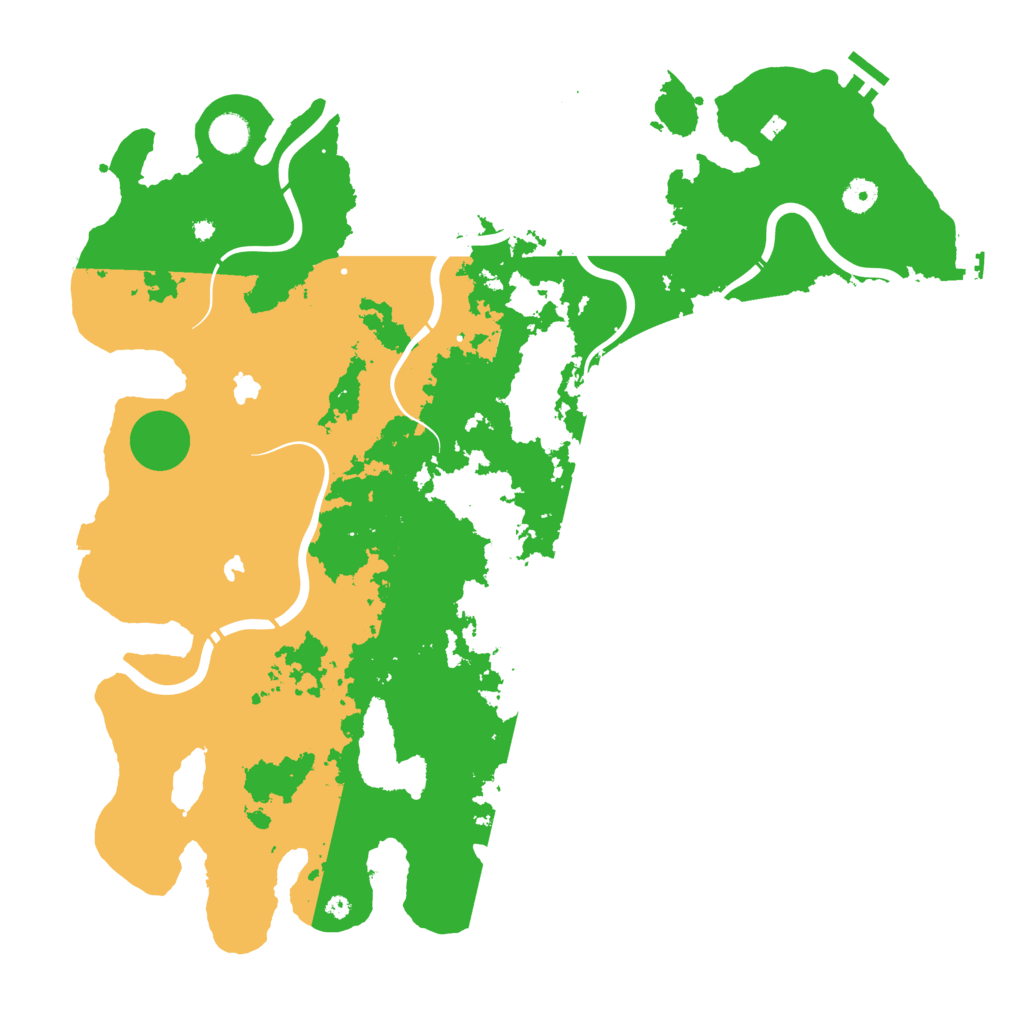 Biome Rust Map: Procedural Map, Size: 4500, Seed: 1521087613