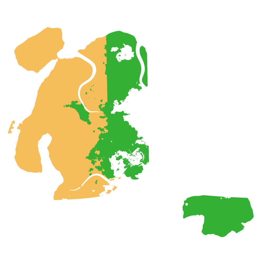 Biome Rust Map: Procedural Map, Size: 3000, Seed: 1151590454