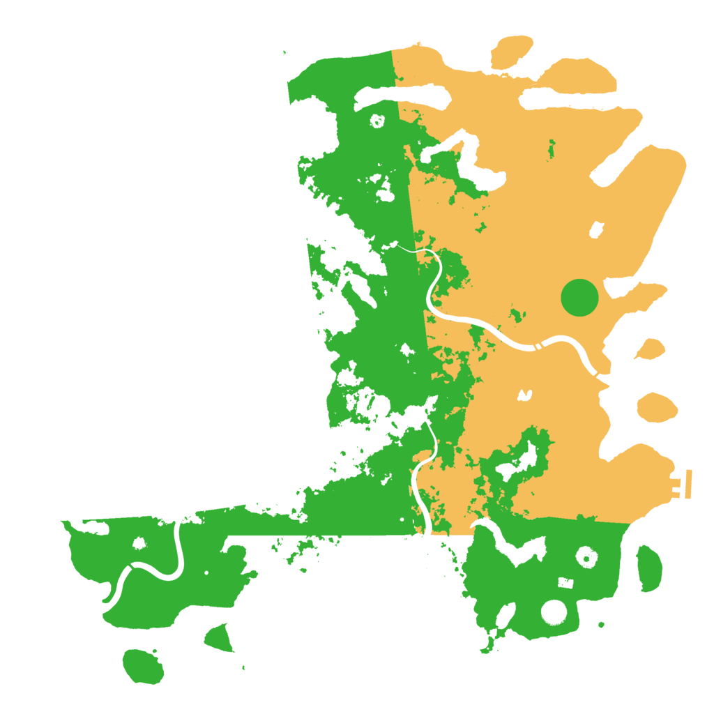 Biome Rust Map: Procedural Map, Size: 5000, Seed: 7654321
