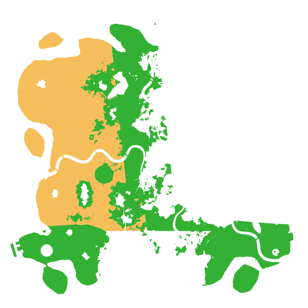 Biome Rust Map: Procedural Map, Size: 4500, Seed: 3729023