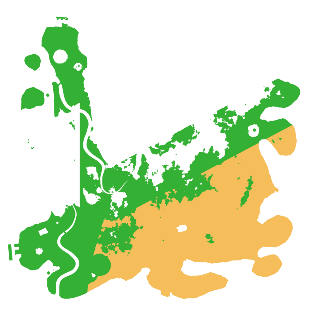 Biome Rust Map: Procedural Map, Size: 4000, Seed: 9616