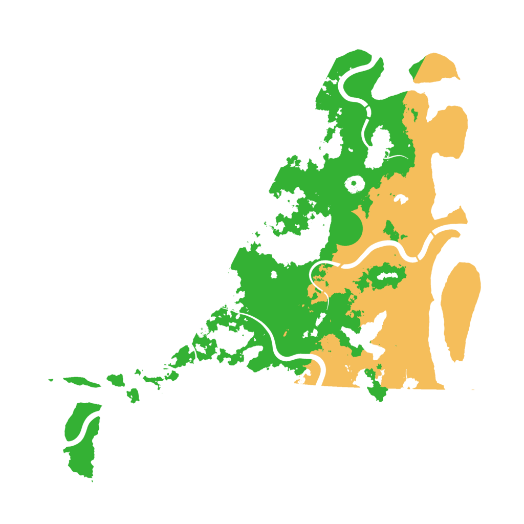 Biome Rust Map: Procedural Map, Size: 4250, Seed: 494949