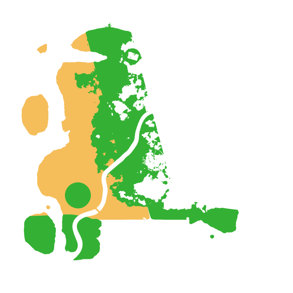 Biome Rust Map: Procedural Map, Size: 3000, Seed: 5311