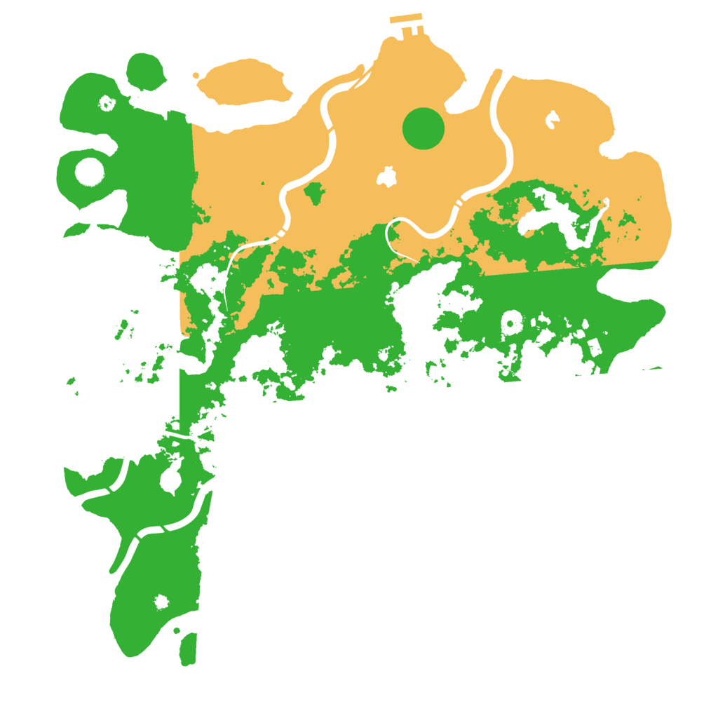 Biome Rust Map: Procedural Map, Size: 4500, Seed: 921201481