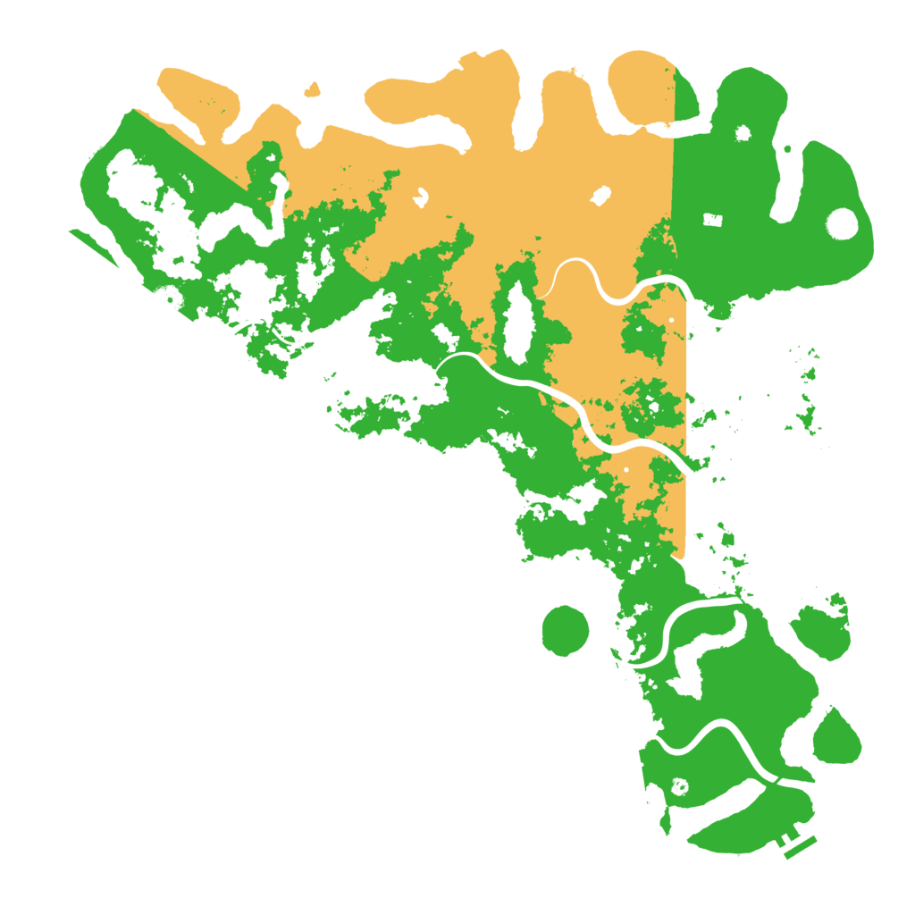 Biome Rust Map: Procedural Map, Size: 5200, Seed: 20210708