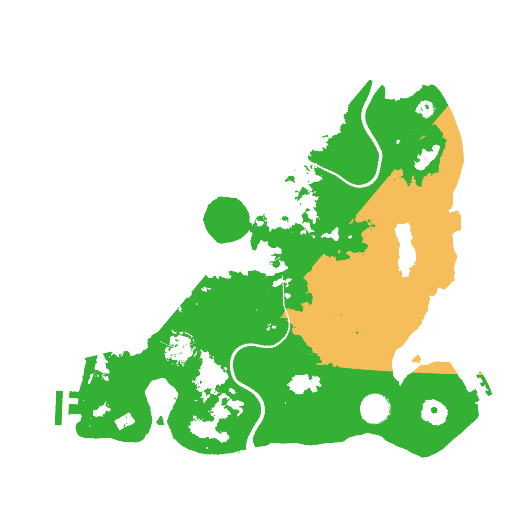 Biome Rust Map: Procedural Map, Size: 3000, Seed: 595211036