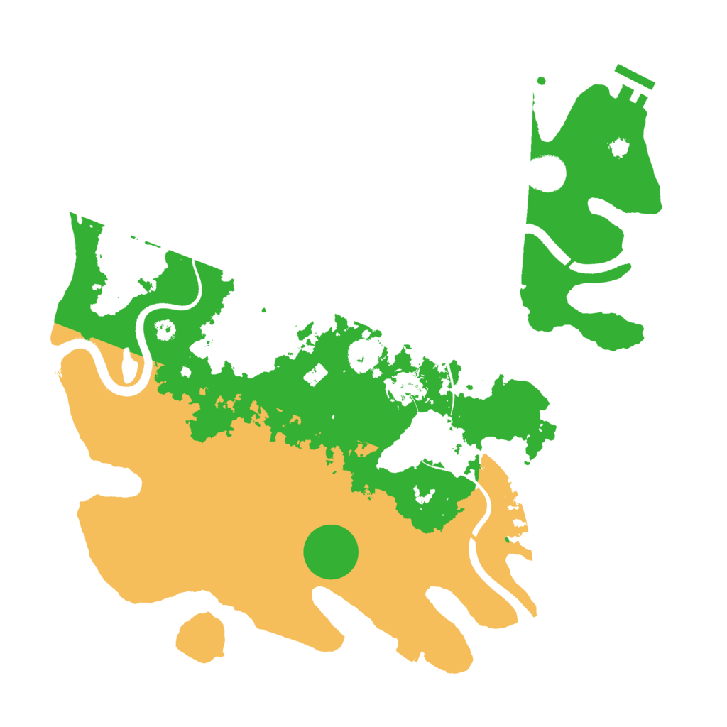 Biome Rust Map: Procedural Map, Size: 3500, Seed: 2005990896