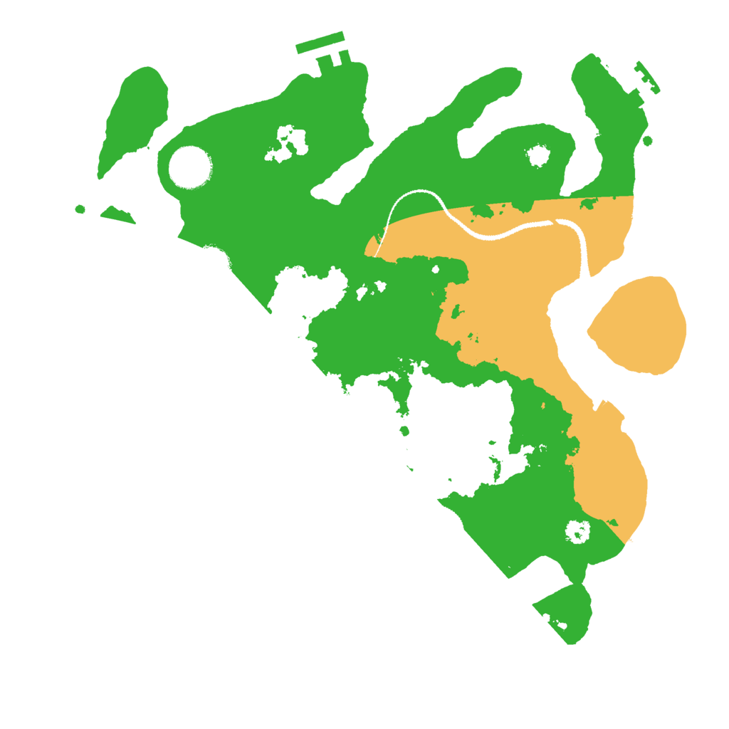 Biome Rust Map: Procedural Map, Size: 3000, Seed: 171308074