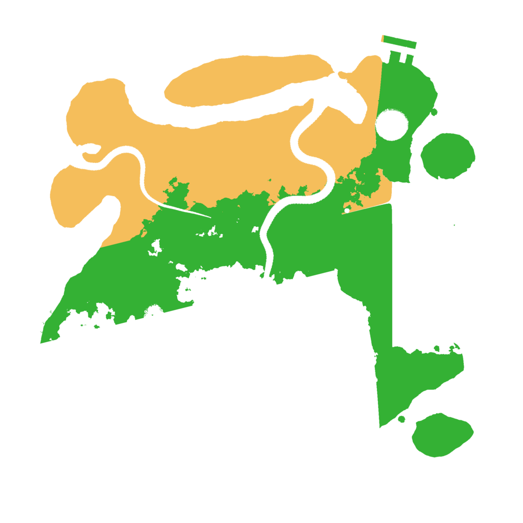 Biome Rust Map: Procedural Map, Size: 3000, Seed: 1025843992