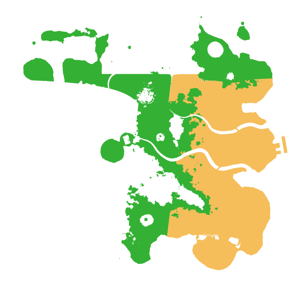 Biome Rust Map: Procedural Map, Size: 3550, Seed: 1404441108