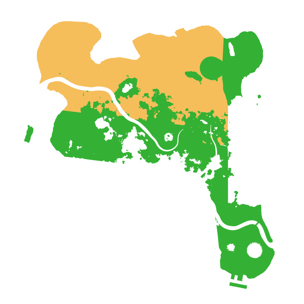 Biome Rust Map: Procedural Map, Size: 3500, Seed: 1113883401