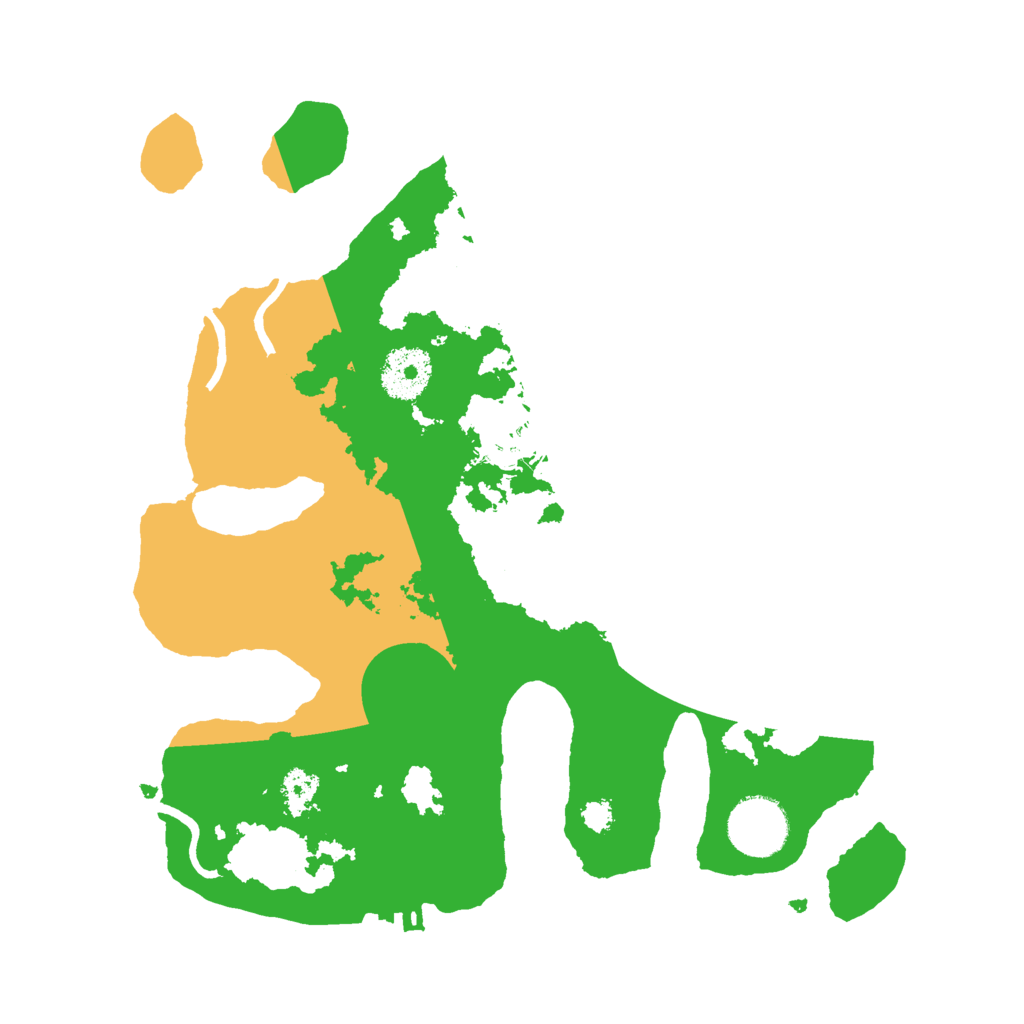 Biome Rust Map: Procedural Map, Size: 3000, Seed: 1996