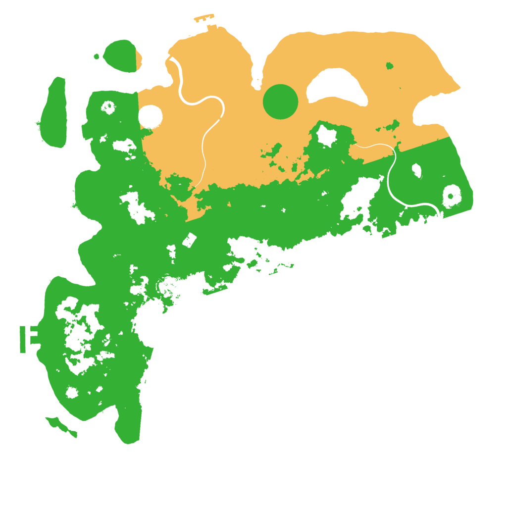 Biome Rust Map: Procedural Map, Size: 3800, Seed: 7854175