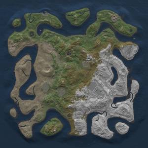 Thumbnail Rust Map: Procedural Map, Size: 4500, Seed: 415, 16 Monuments